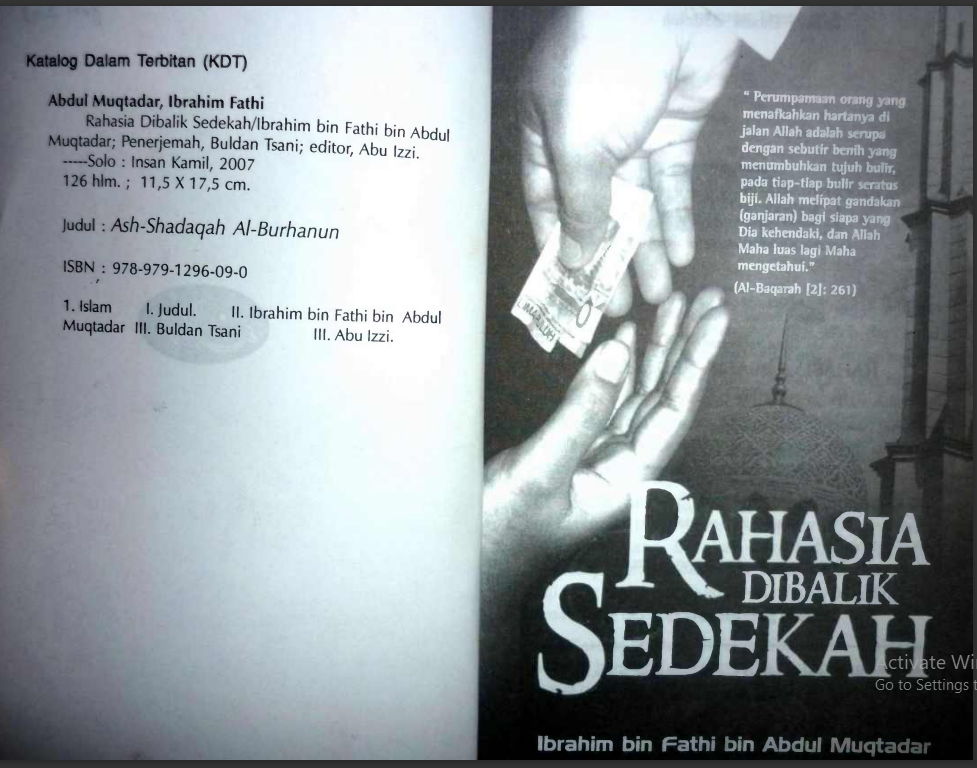 Rahasia Di Balik Sedekah - Ibrahim Fathi Abdul Muqtadar